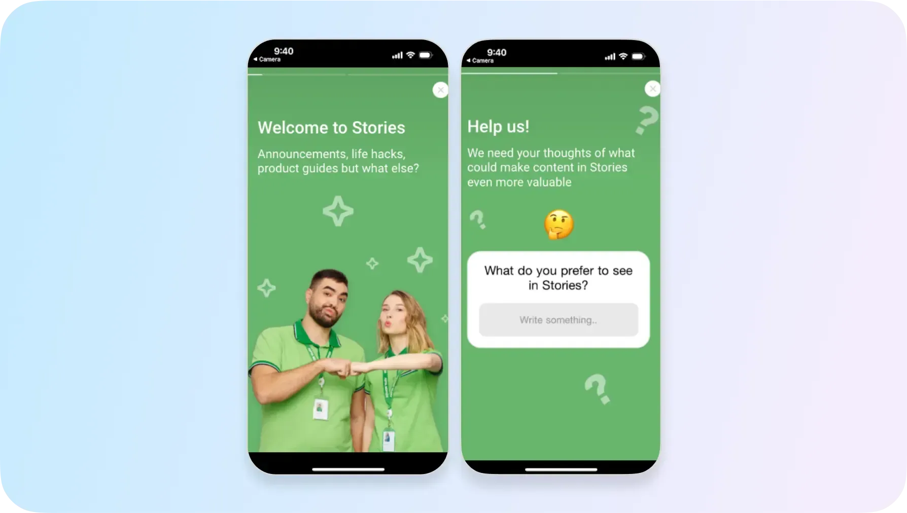leroy merlin mobile app stories